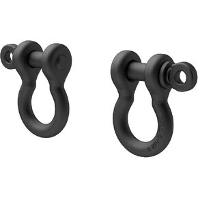 ARIES 2166071 Heavy-Duty Bolt-On Tow Hooks D-Ring Shackles, 12,500 lbs Capacity