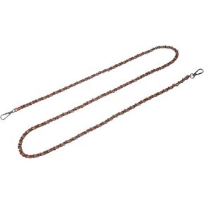 uxcell Purse Chain Strap, 55" Leather Iron Flat Chain Strap Handbag Chains Purse Straps for Shoulder Bags and Cross Body Bags Replacement Strap (Gray Strap + Silver Chain)