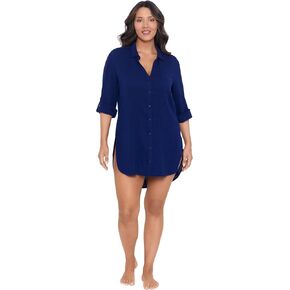 Women's Button Down Beach Shirt