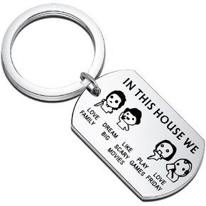 MYOSPARK Horror Story Classic Horror Movies Keychain Horror Movies Fans Gift