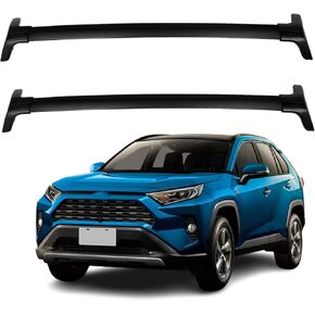 OCPTY Roof Rack Cross Bars Fit for Toyota for RAV4 2019 2020 2021 2022 LE XLE XSE Limited Hybrid Cargo Bars for Cargo Carrier Bag Luggage Kayak Canoe Bike Snowboard Skiboard