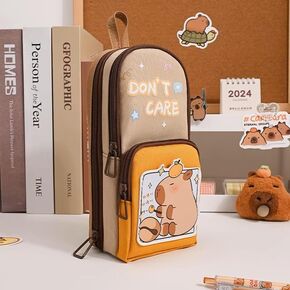 Big Capicacity Kapibara Capybara Cartoon Pencil Case Cute Aesthetic Pen Holder Pencil Pouch Box Pen case (version2)