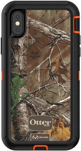OtterBox iPhone Xs AND iPhone X Defender Series Case - BLACK, rugged & durable, with port protection, includes holster clip kickstand in Saudi Arabia