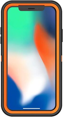 OtterBox iPhone Xs AND iPhone X Defender Series Case - BLACK, rugged & durable, with port protection, includes holster clip kickstand in Saudi Arabia