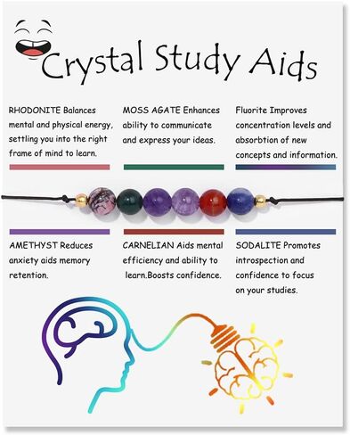 Healing Crystal Wish Bracelets Gifts Semi-Precious Gemstones Beaded Bracelets 8mm Stress Relief Anxiety Yoga Bracelet Mantra Natural Stone Energy Protection Stretch Bracelet for Women Men in Saudi Arabia