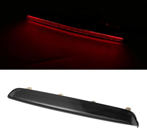 X AUTOHAUX High Level Third Rear Brake Stop Light 8P4945097C for Audi A3 2.0L A/T Quattro Base Hatchback 2009-2013 Black in Saudi Arabia