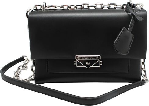 Michael Kors Cece Medium Faux Leather Shoulder Bag IN BLACK in Saudi Arabia
