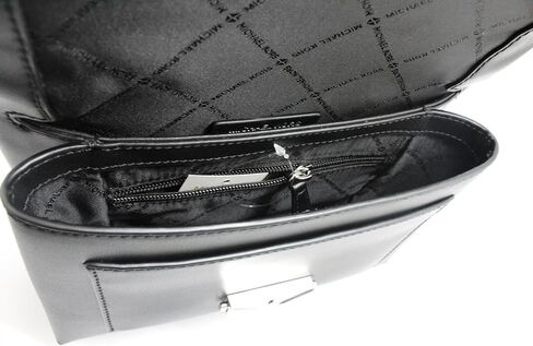 Michael Kors Cece Medium Faux Leather Shoulder Bag IN BLACK in Saudi Arabia
