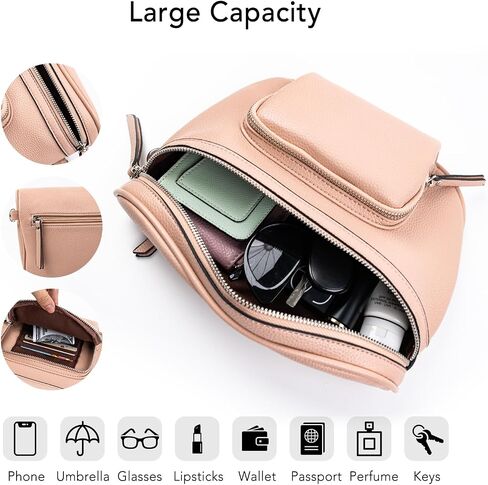 letech+ Crossbody Bags for Women Vegan Leather Purses Small Shoulder Handbags with Wide Strap,Waist Bag Travel Belt Bags for Women Men (Naked) in Saudi Arabia