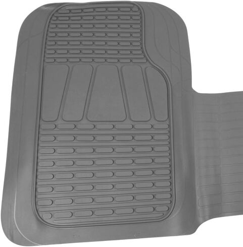 BDK Motor Trend WingRunner Complementary Rubber Rear Floor Mats Liners, All Weather Protection Universal Design for Trucks Cars Sedan SUV in Saudi Arabia