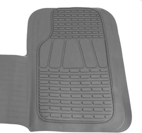 BDK Motor Trend WingRunner Complementary Rubber Rear Floor Mats Liners, All Weather Protection Universal Design for Trucks Cars Sedan SUV in Saudi Arabia