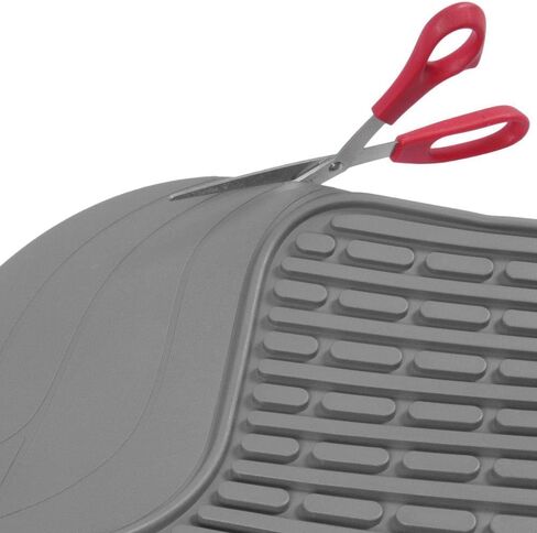 BDK Motor Trend WingRunner Complementary Rubber Rear Floor Mats Liners, All Weather Protection Universal Design for Trucks Cars Sedan SUV in Saudi Arabia