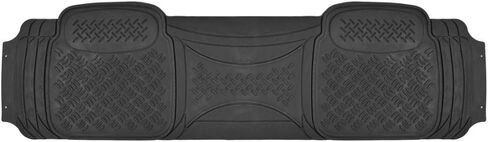 BDK Motor Trend WingRunner Complementary Rubber Rear Floor Mats Liners, All Weather Protection Universal Design for Trucks Cars Sedan SUV in Saudi Arabia