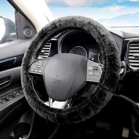 MONA LISA Universal Steering Wheel Cover for Cars, Trucks, and SUVs, Sole, PU Leather, Anti-Slip Steering Wheel Accessories, Universal Fit 15 Inch Car Wheel Protector for Women Girls - 2MLOPLM1801 in Saudi Arabia