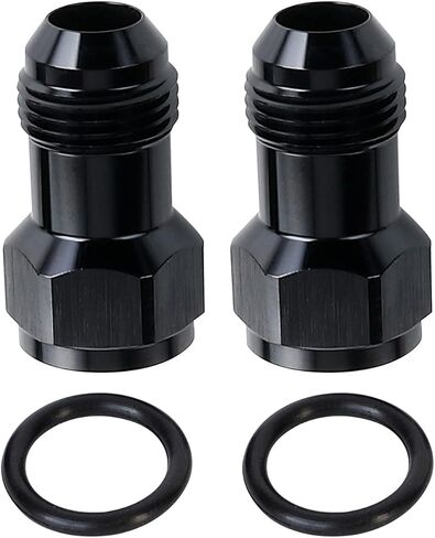 AN Extension -6 AN, Female to Male AN6 Adapter Aluminum Black in Kuwait