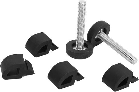 Hood Bumper Set Replacement, Black Hood Bumper Stopper Stop Cushion Rubber Buffer Automotive Hoods Replacement Part Car Hood Bumper Cushions Fit for Chevy Truck 1967-1972 in Kuwait