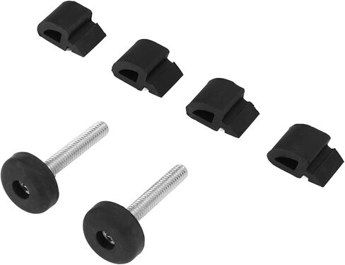 Hood Bumper Set Replacement, Black Hood Bumper Stopper Stop Cushion Rubber Buffer Automotive Hoods Replacement Part Car Hood Bumper Cushions Fit for Chevy Truck 1967-1972 in Kuwait