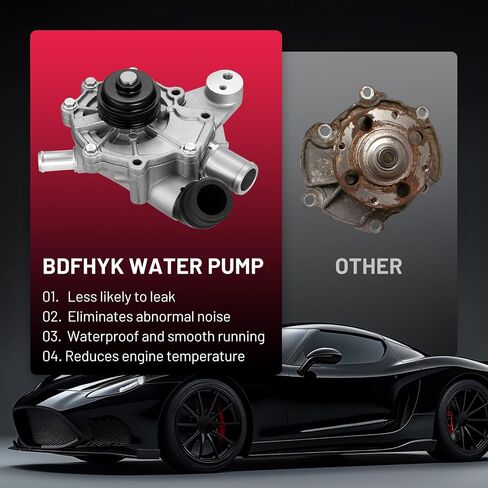 BDFHYK 41011 Automotive Engine Water Pump Kit Compatible with 1995-2003 Ford Contour Escape Mystique Sable Taurus; 2000-2003 Mazda MPV Tribute;1995-2002 Mercury Cougar Mystique Sable in Saudi Arabia