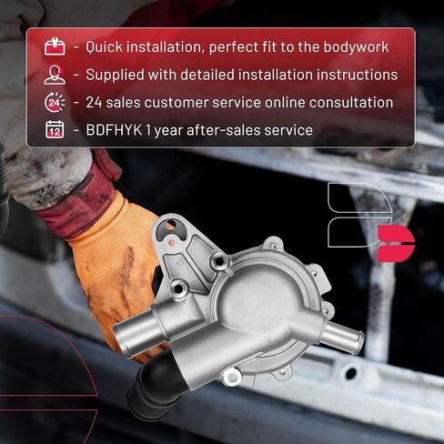 BDFHYK 41011 Automotive Engine Water Pump Kit Compatible with 1995-2003 Ford Contour Escape Mystique Sable Taurus; 2000-2003 Mazda MPV Tribute;1995-2002 Mercury Cougar Mystique Sable in Saudi Arabia