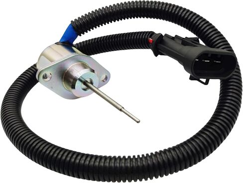 12 Volt Fuel Shut off Solenoid Valve 1503ES-12A5SUC9S 1E152-60011 SA-4298-T Compatible with Kubota V2203 Engine Shutdown Shutoff Stop in Saudi Arabia