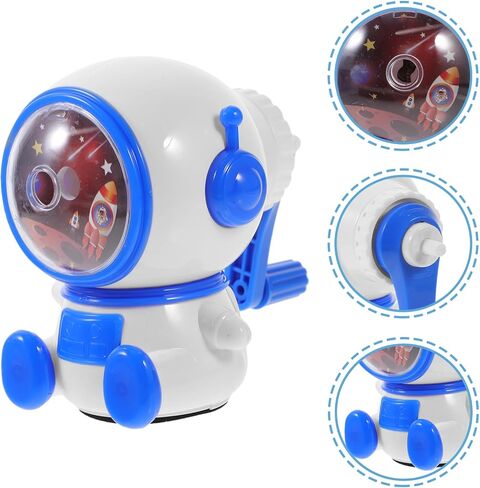 TEHAUX Manual Pencil Sharpener Astronaut Handheld to Rotate Plastic in Kuwait