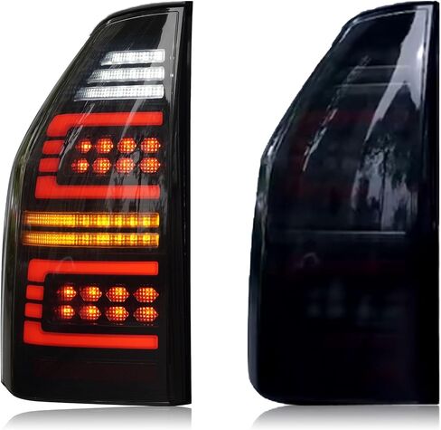 Tail Lights Assembly for Mitsubishi Pajero V97 V93 2009-2020 Led Tail Lights Rear Tail Light Automotive Tail Light Assemblies,Smoke,Left+Right tail light in Saudi Arabia