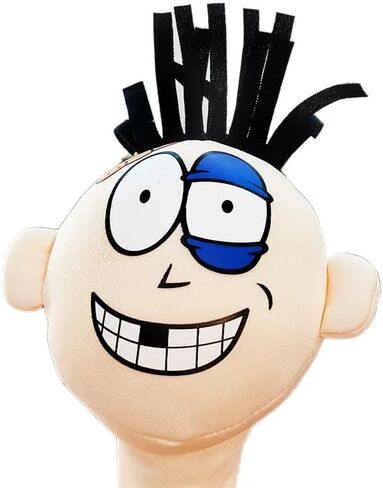 Plush Stress Relief Punching Figure (Orange). Boxing Desktop Toys, Anger Management, Sensory Tool Soft Comfortable Touching Decompress Toy. Comic Gift, Party Fun, Funny, Holiday Funny Tool. in Saudi Arabia