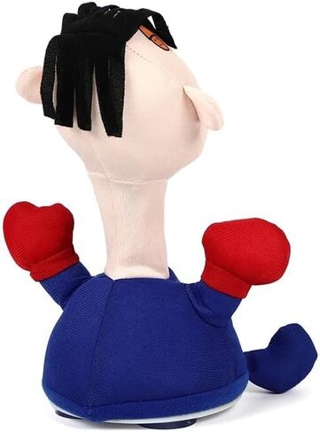 Plush Stress Relief Punching Figure (Orange). Boxing Desktop Toys, Anger Management, Sensory Tool Soft Comfortable Touching Decompress Toy. Comic Gift, Party Fun, Funny, Holiday Funny Tool. in Saudi Arabia