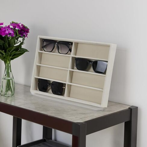Large Velvet Sunglasses Storage Organizers Jewelry Organizer, Velvet Jewelry Organizer, Large Jewelry Drawer Organizer Tray, Eyeglass Organizer Earring Holder Organizer Ring Display (Sunglass Tray) in Saudi Arabia