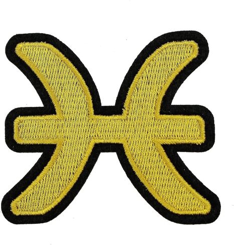 RECHERE Constellation Symbols Zodiac Embroidered Iron On Patch Applique (Sagittarius) in Kuwait