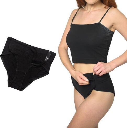 Inspired Comforts Post Surgery Women Tear Away Underwear - Stick-on closure Briefs in Kuwait