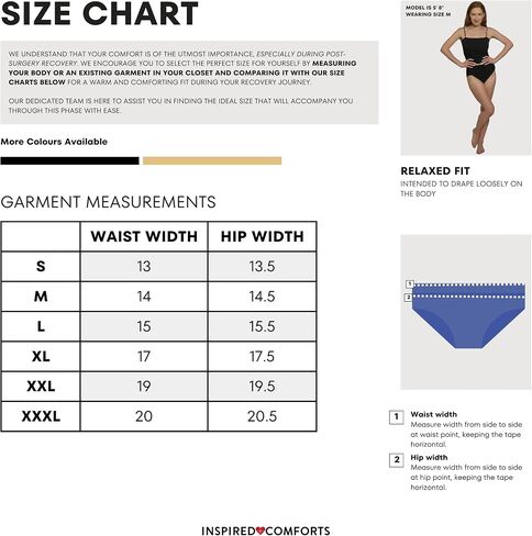 Inspired Comforts Post Surgery Women Tear Away Underwear - Stick-on closure Briefs in Kuwait