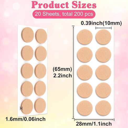 150PCS Earring Support Patches Earring Backs Earlobe Lifter Non-Irritating Earring Cover Pad Stickers Replacement for Sports Heavy Droopy Earrings Studs in Saudi Arabia