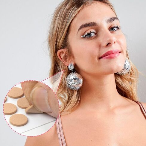 150PCS Earring Support Patches Earring Backs Earlobe Lifter Non-Irritating Earring Cover Pad Stickers Replacement for Sports Heavy Droopy Earrings Studs in Saudi Arabia