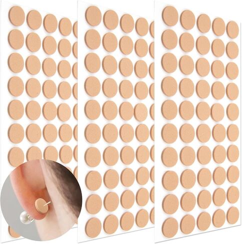 150PCS Earring Support Patches Earring Backs Earlobe Lifter Non-Irritating Earring Cover Pad Stickers Replacement for Sports Heavy Droopy Earrings Studs in Saudi Arabia
