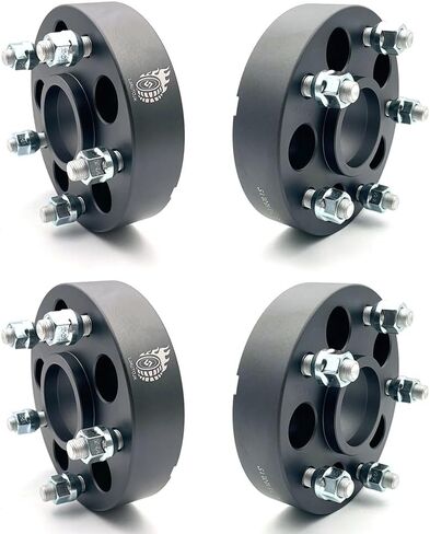 محول عجلة بسمك 1.5 بوصة من 5x4.5 إلى 5x5 متوافق مع عجلات XK JT WK WJ JK على XJ KJ KK TJ ZJ، فواصل عجلة 5x114.3 إلى 5x127 1/2-20 نمط مسمار تغيير الخيط in Kuwait