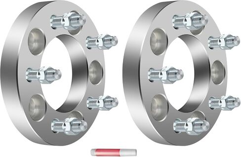 5x4.75 Wheel Spacers for Chevrolet for Camaro/Impala/for Nova, for GMC for S15/Sonoma, for Cadillac for Eldorado/XLR, 2Pcs 1inch Wheel Adapters & Spacers 12x1.5 Studs 87.1mm Bore in Saudi Arabia