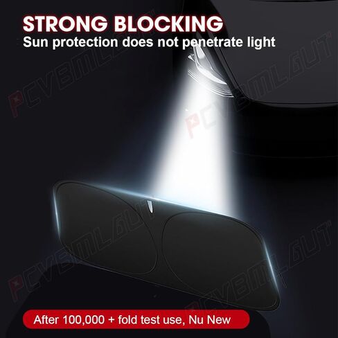 Car Windshield Sun Shade Compatible with Ford Explorer (2016-2019) Car Interior Reflector Sunshade Accessories Foldable Front Window Sun Blocker in Saudi Arabia
