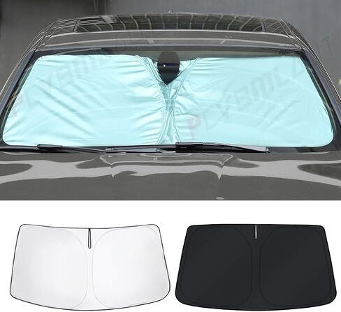 Car Windshield Sun Shade Compatible with Ford Explorer (2016-2019) Car Interior Reflector Sunshade Accessories Foldable Front Window Sun Blocker in Saudi Arabia