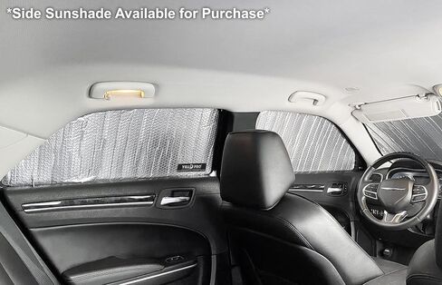 YelloPro Custom Fit Reflective Front Windshield Sunshade Accessories for Chrysler 300 Sedan, 2011 2012 2013 2014 2015 2016 2017 2018 2019 2020 2021 2022 2023 in Saudi Arabia