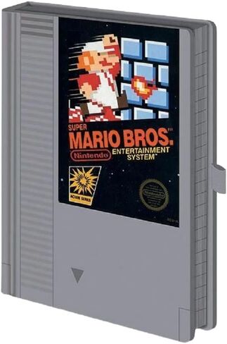 دفتر ملاحظات Pyramid International Nintendo Super Mario Bros في صندوق هدايا للعرض التقديمي، مقاس A5، 240 صفحة مسطرة - بضائع رسمية in Saudi Arabia
