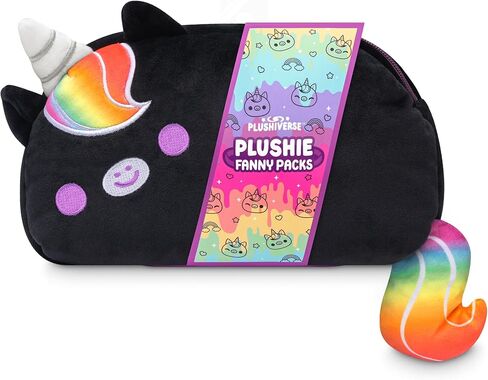 TeeTurtle Plushiverse - حقيبة Plushie Fanny Pack - Pride - Rainbow Unicorn - حقيبة كروس عصرية على شكل الورك in Kuwait
