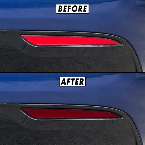SlickMod PreCut Vinyl Smoke Tint for 2012-2021 Tesla Model S Tail Light & Reflector (1. Full Taillight, 20% Dark Smoke) in Saudi Arabia