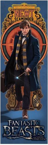 The Noble Collection Fantastic Beasts Newt Scamander Wand Pen and Bookmark in Saudi Arabia