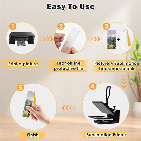 Sublimation Bookmarks Blank 30 Pcs Aluminum Metal Bookmark Bulk DIY Heat Transfer Bookmarks 4.72 X 1.26 Inch with Hole and Colorful Tassels for Crafts Personalized Blank Bookmarks to Decorate in Saudi Arabia