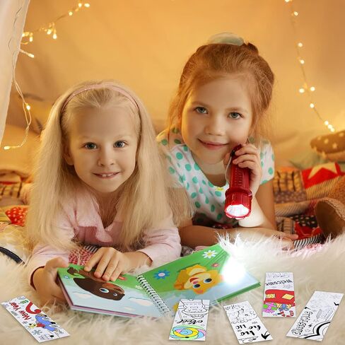 108 Pcs Color Your Own Bookmarks Christmas Bookmarks, DIY Coloring Blank Paper Bookmarks with Santa Snowman Reindeer Christmas Tree Design for Xmas Gifts Party Favors DIY Supplies in Saudi Arabia