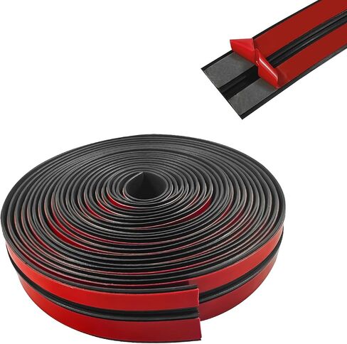 19.68 Windshield Rubber Seal Car Weather Stripping Trim T Shape Sealing Strip for Car Front Rear Windshield, Molding，Tailgate Adhesive Rubber Seal Strip(19mm) in Saudi Arabia