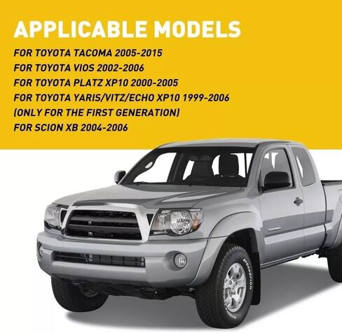 متوافق مع مجموعة مقبض التحكم في سخان تويوتا تاكوما HVAC 2005-2015، استبدال زر التحكم في تكييف الهواء، يناسب OEM #55905-0C010 (3 قطع) in Kuwait