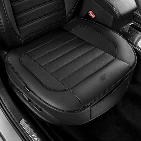 Skechers Car Seat Cover,Memory Foam Luxury Faux Leather Front Bottom Seat Cushion Cover,Universal Anti-Slip and Wrap Around The Bottom with Storage Bags,Suitable for Most Vehicles-1 Piece,Mint in Saudi Arabia