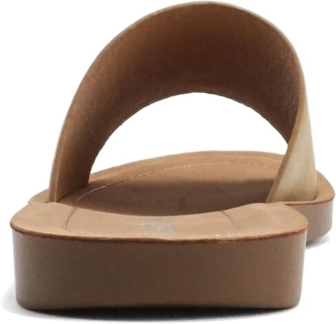 Soda Shoes Efron-S Women Flip Flops Basic Plain Slippers Slip On Sandals Slides Casual Peep Toe Beach in Saudi Arabia